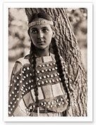 Lucille - Dakota Native Woman - The North American Indians - Fine Art Black & White Carbon ...