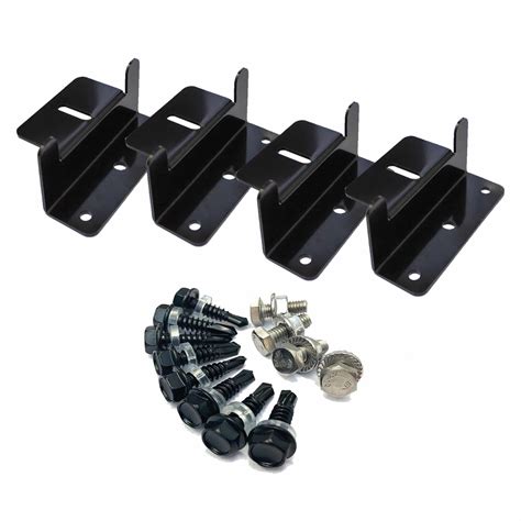 Solar Panel Mounting Brackets 4 Pack, with 8mm T-Bolt Hole - KT Cables