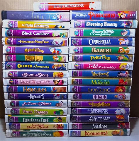 Disney VHS Lot thethoughtcatalogs.com