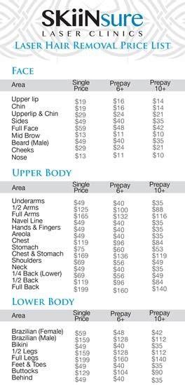 Laser Hair Removal Pricing