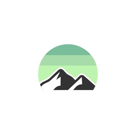 mountain landscape logo design 30778973 Vector Art at Vecteezy