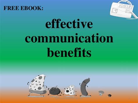 Effective communication benefits pdf free download