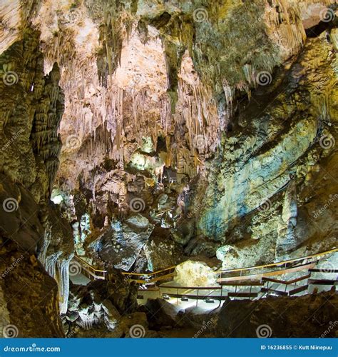 Cueva de Nerja stock image. Image of tourist, attraction - 16236855