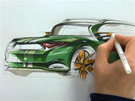 Industrial Design Sketching Tutorials - Car Body Design