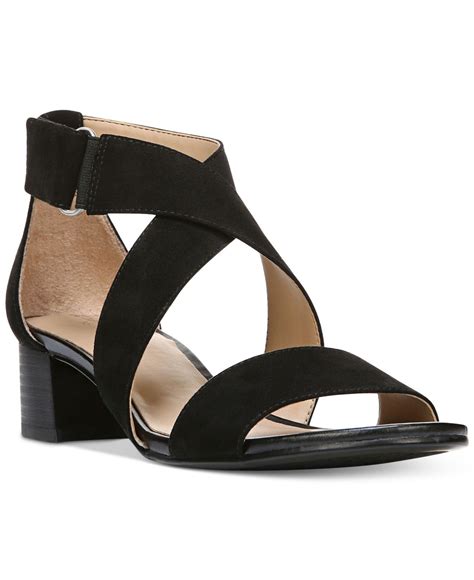 Naturalizer Adele Sandals in Black | Lyst