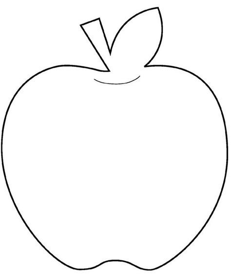 apple shape for kids - Clip Art Library