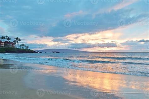 Wailea State Beach Sunset 890082 Stock Photo at Vecteezy