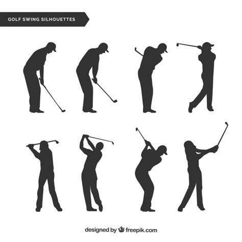 Golf Club Silhouette Vector at Vectorified.com | Collection of Golf ...