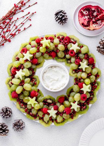 Christmas Fruit Wreath - Haute & Healthy Living