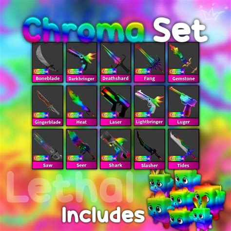 Bundle | x6 MM2 Chroma Sets - Game Items - Gameflip