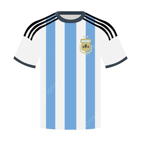 Argentina Soccer Team Home Jersey, Jersey, Argentina, Soccer PNG and ...