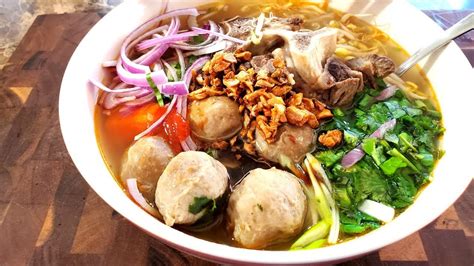 Beef Noodle Soup Recipe | Cambodian Food Recipe | Similar to Pho | Beef and noodles, Cambodian ...