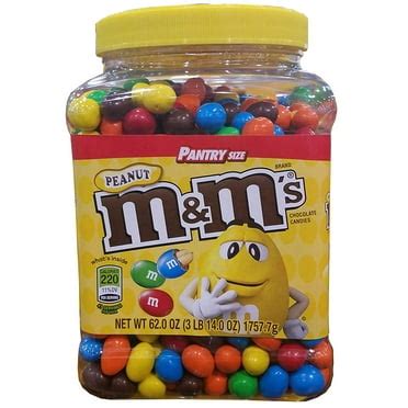 M&M'S Peanut Butter Chocolate Bulk Candy Jar (55 oz.) - Walmart.com