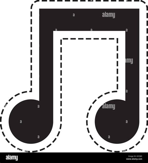 Music note doodle Stock Vector Image & Art - Alamy