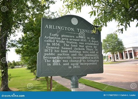 Arlington Tennessee History Redaktionelles Stockfoto - Bild von tennessee, speicherung: 117687253