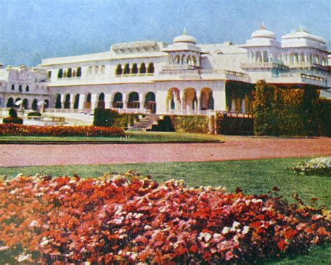 Retro Mid-Century Rambagh Palace Jaipur Travel Postcard, Jaipur Rajasthan India Souvenir Post ...