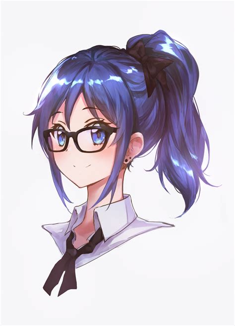 Glasses and ponytail [Aikatsu!] : r/animeponytails