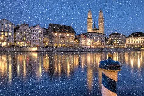 Snow in Zurich - Switzerland | Leise rieselt der schnee, Foto bilder ...