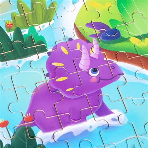 200pcs Kids Jigsaw Puzzle Game Animal Blocks Puzzle Board Educational ...