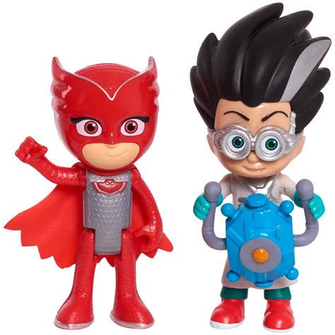 PJ Masks Hero VS Villain 2 Pack Figure Set – Owlette & Romeo - Walmart.com - Walmart.com