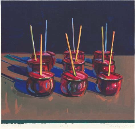 Wayne Thiebaud: Candy Apples Picture Color Codes