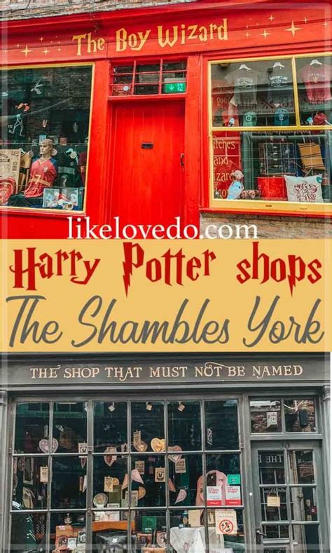 The Shambles York Harry Potter Heaven - like love do