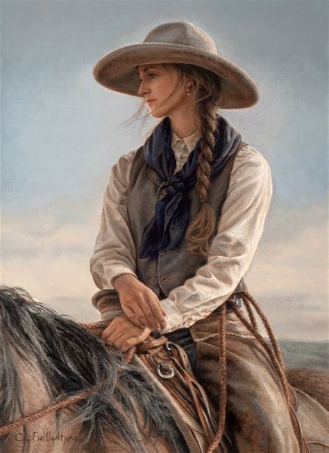 Art Gallery: Carrie Ballantyne - C&I Magazine | Cowgirl art, Cowboy art ...