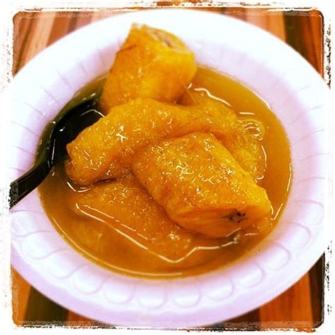 filipino food: sweetened saba. I like these with ice and milk Filipino ...