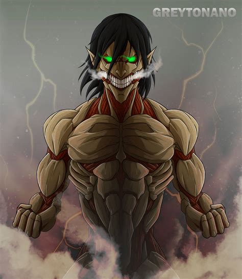 Eren Armored Titan Form by Greytonano on DeviantArt
