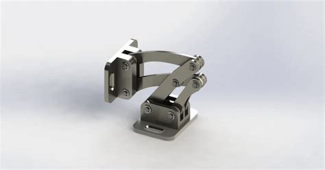 Stainless Steel Marine Hinge Mechanism || Download free 3D cad models #5055