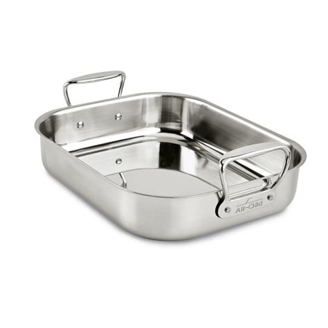 All-Clad Stainless-Steel Roasting Pan with Rack | Williams Sonoma