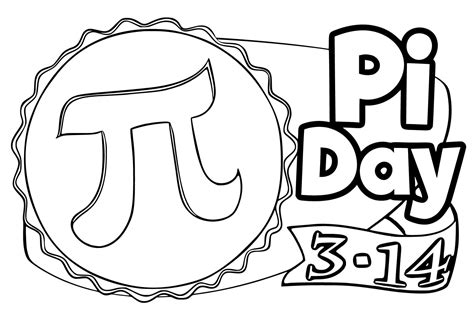 Printable Pi Day coloring page - Download, Print or Color Online for Free