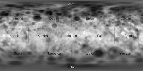 LPSC 2015: First results from Dawn at Ceres: provisional place names ...