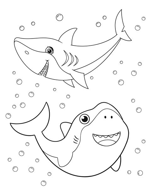 Spectacular Shark Coloring Pages | FaveCrafts.com