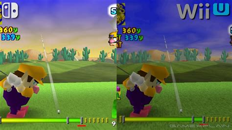 Video: Mario Golf Switch vs. Wii U vs. N64 graphics comparison