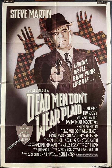 DEAD MEN DON’T WEAR PLAID, Original Steve Martin Vintage Film Poster – Original Vintage Movie ...