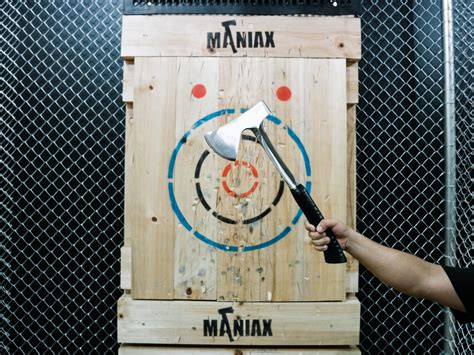 Maniax Axe Throwing - Melbourne CBD, Attraction, Melbourne, Victoria, Australia