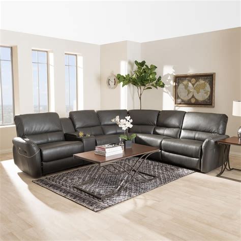 30 Best Ideas Clyde Grey Leather 3 Piece Power Reclining Sectionals ...