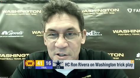 Washington Football Team head coach Ron Rivera shares inspiration ...