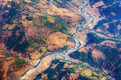 Premium Photo | Kathmandu valley aerial panoramic view nepal