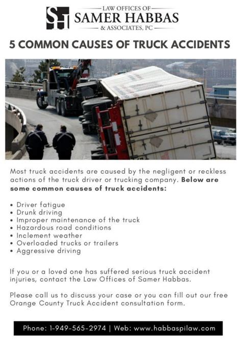 5 Common Causes of Truck Accidents