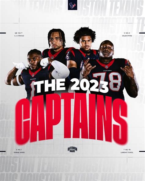 2023 Texans Team Captains