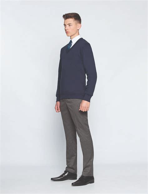 The Bromfords School Uniform | Navy Knitted (new) Jumpers with Logo | Schoolwear Centres