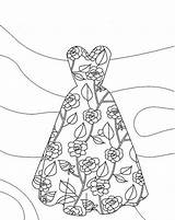 Coloriages Robes Coloriage Gratuit à Imprimer  WONDER DAY sketch template
