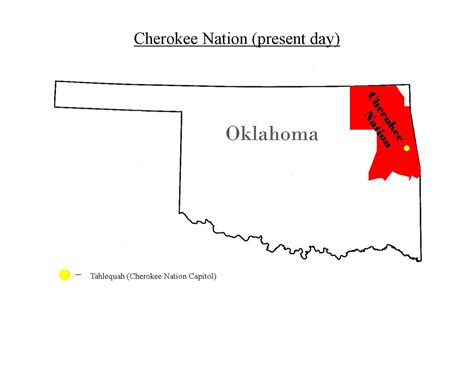 The Cherokee Nation (Western): Present Day Cherokee Nation