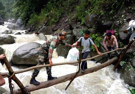 Army conducts rescue operation at landslide site