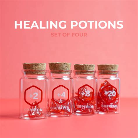 Healing Potion Pack | Healing potion, Dnd crafts, Dnd room