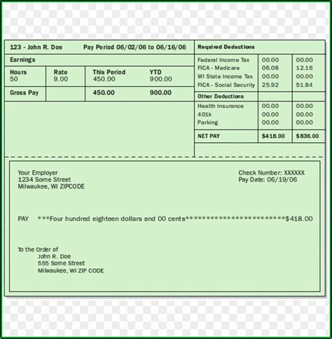 Paycheck Stub Template Word - Template 1 : Resume Examples #qeYzBrWY8X