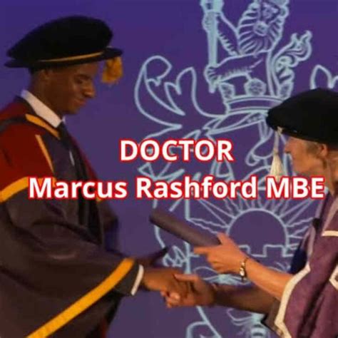 Did Marcus Rashford Receive A PhD For His Work Around Charity? – Thick ...