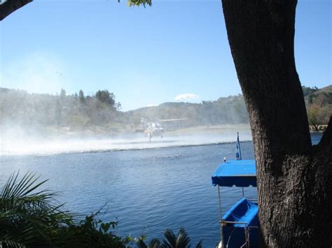 Calabasas Lake Water Used to Fight Malibu Fire | Calabasas, CA Patch